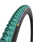 Michelin, Power Cyclocross Jet, Tire, 700x33C, Folding, Tubeless Ready, GreenCompound, Bead2Bead Protek, 3x120TPI, Green