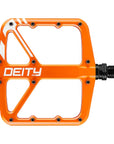 Deity, SuperVillain, Platform Pedals, Body: Aluminum, Spindle: Cr-Mo, 9/16'', Black, Pair