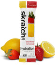 Skratch Labs Drink Mix, Strawberry Limonade, Individual Packs