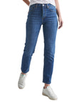 Duer Pants Midweight Performance Denim Highrise Straight Women