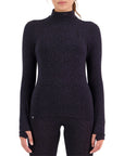 Mons Royale Cascade LS Mock Neck Women