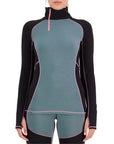 Mons Royale LS Olympus Merinon Half Zip Women