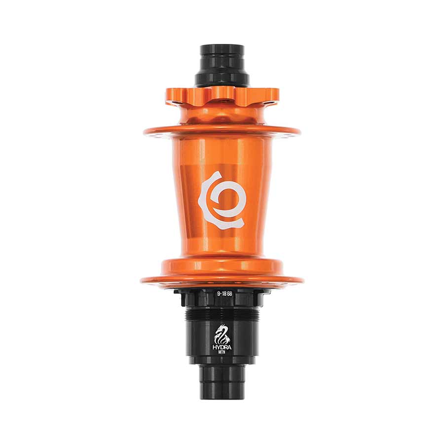 32H, 12mm TA, 148mm, Shimano Micro Spline, Orange