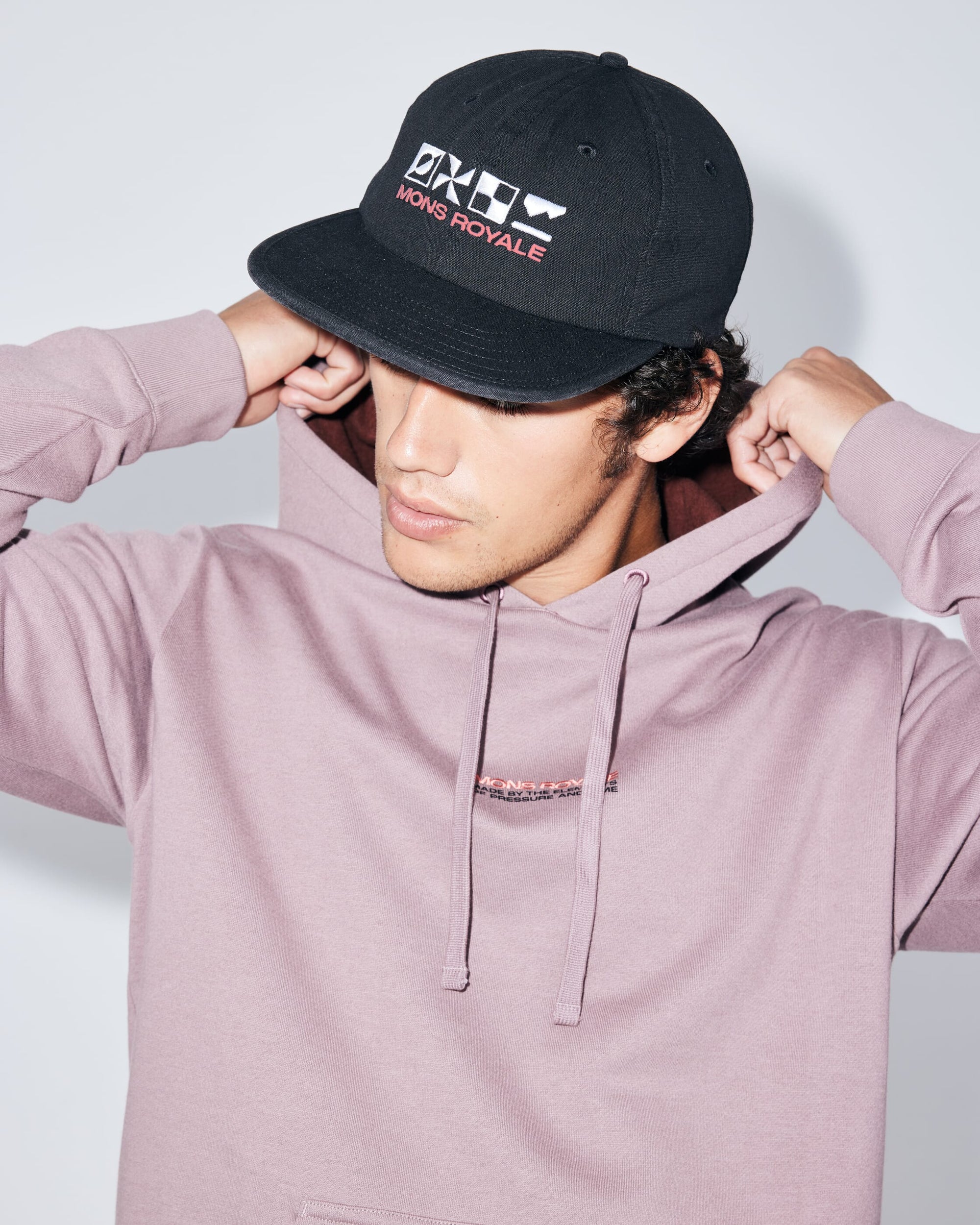 Mons Unisex Roam 6 Panel Cap Vintage Black