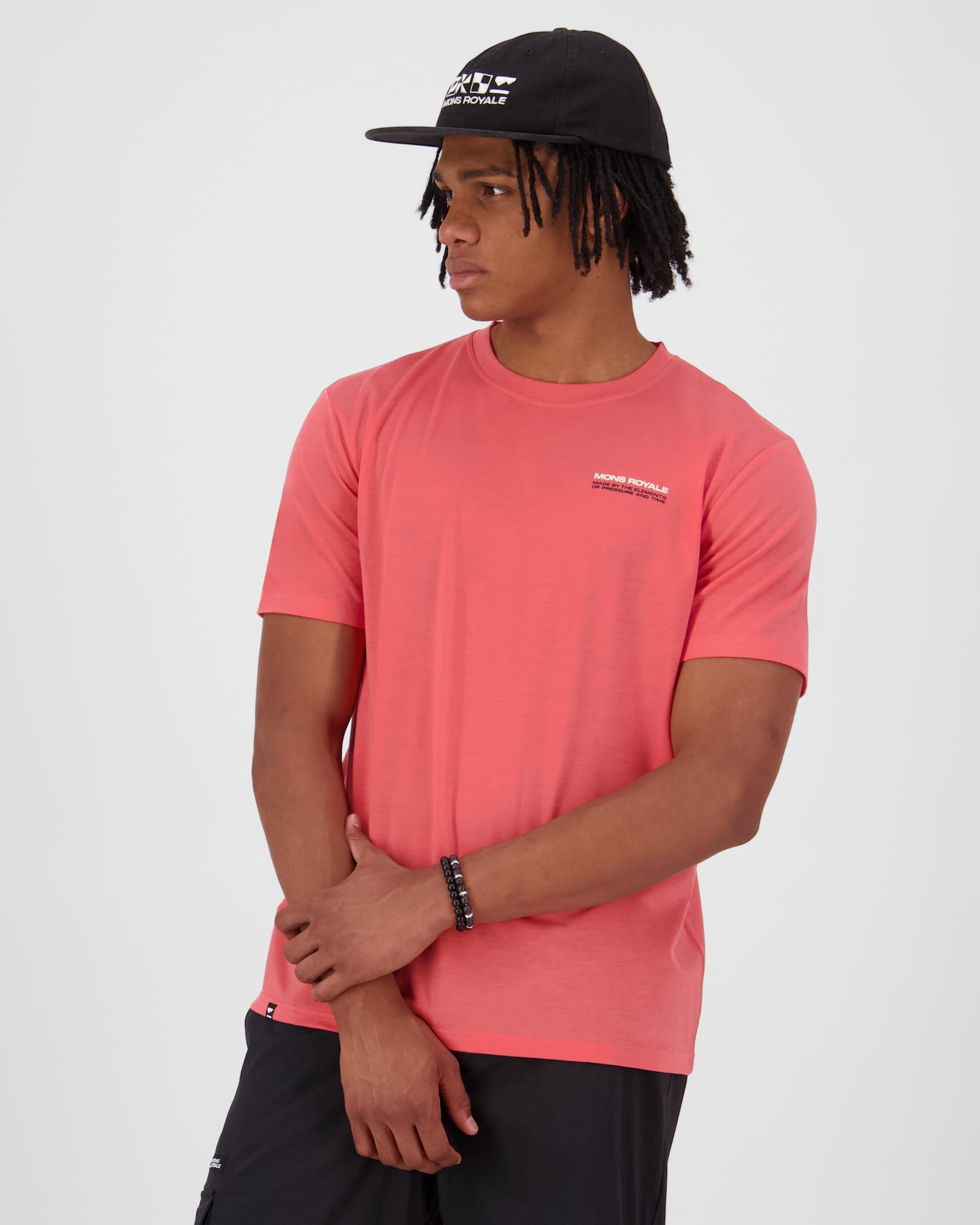 Mons Royale Icon Merino T-Shirt Watermelon men