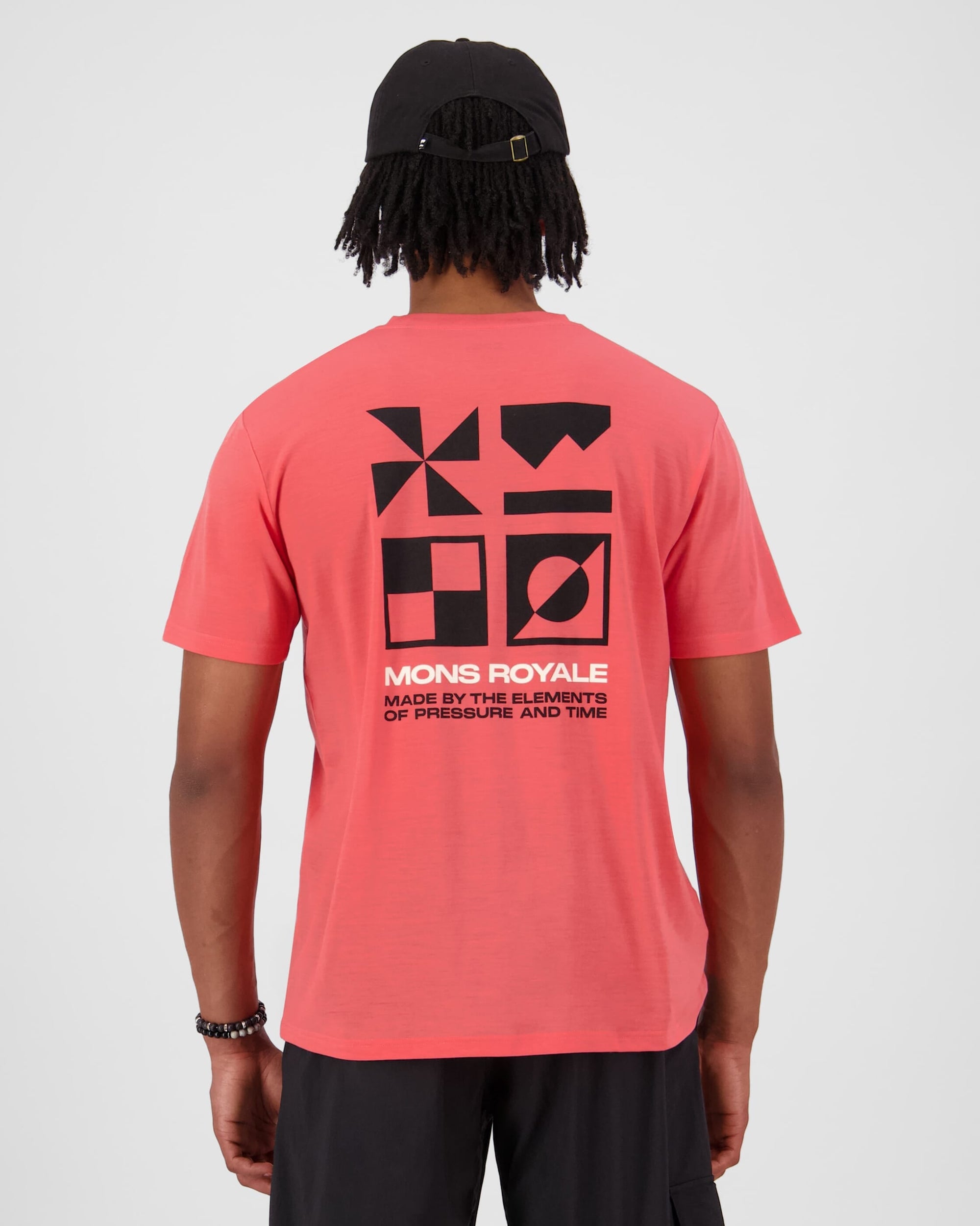 Mons Royale Icon Merino T-Shirt Watermelon men