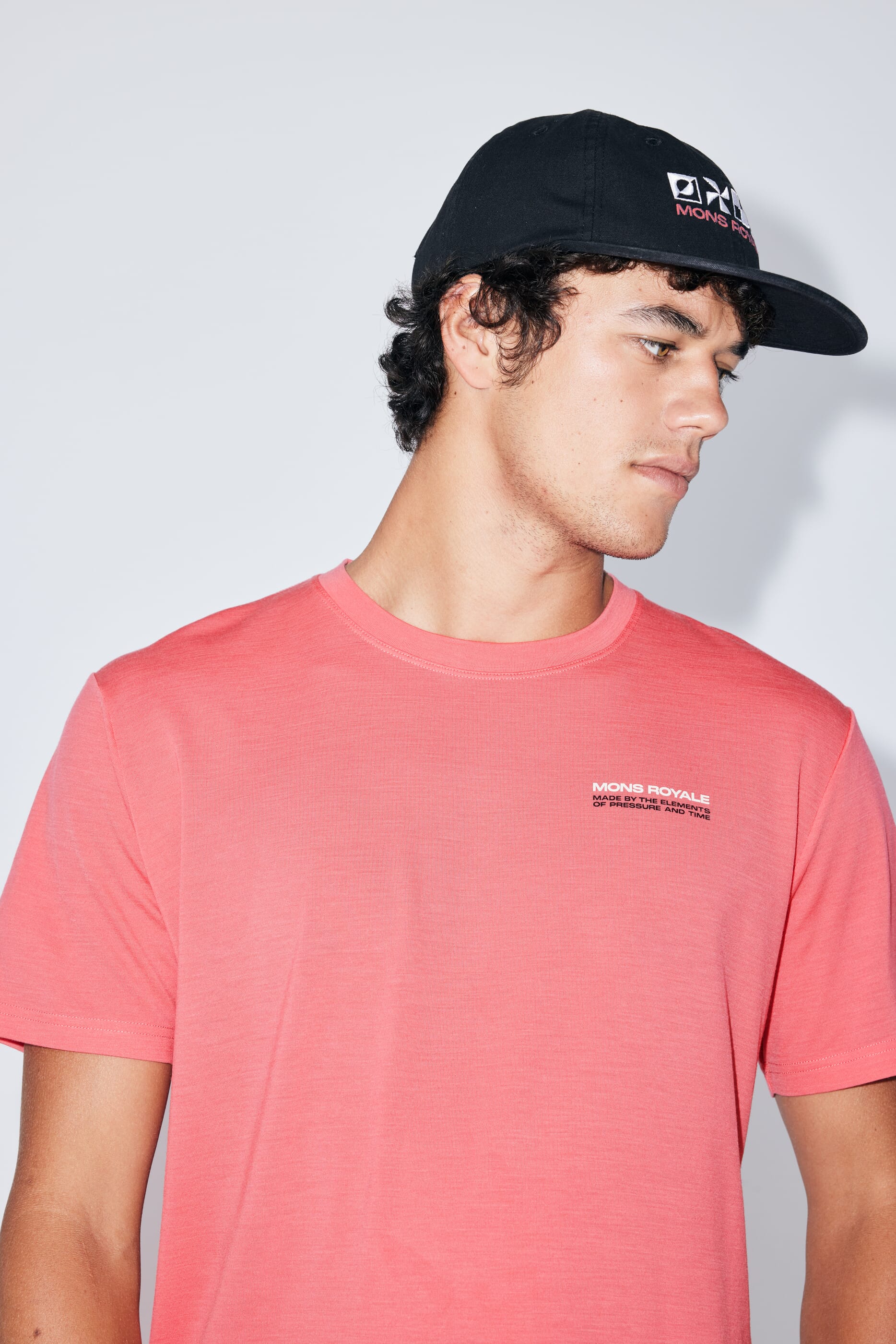 Mons Royale Icon Merino T-Shirt Watermelon men