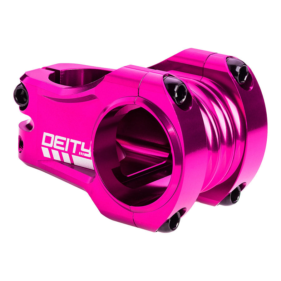 Deity, Copperhead 42, Stem, Diameter: 35mm, Length: 42mm, Steerer: 1-1/8&#39;&#39;, 0°, Pink