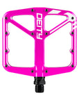 Deity, SuperVillain, Platform Pedals, Body: Aluminum, Spindle: Cr-Mo, 9/16'', Pink, Pair