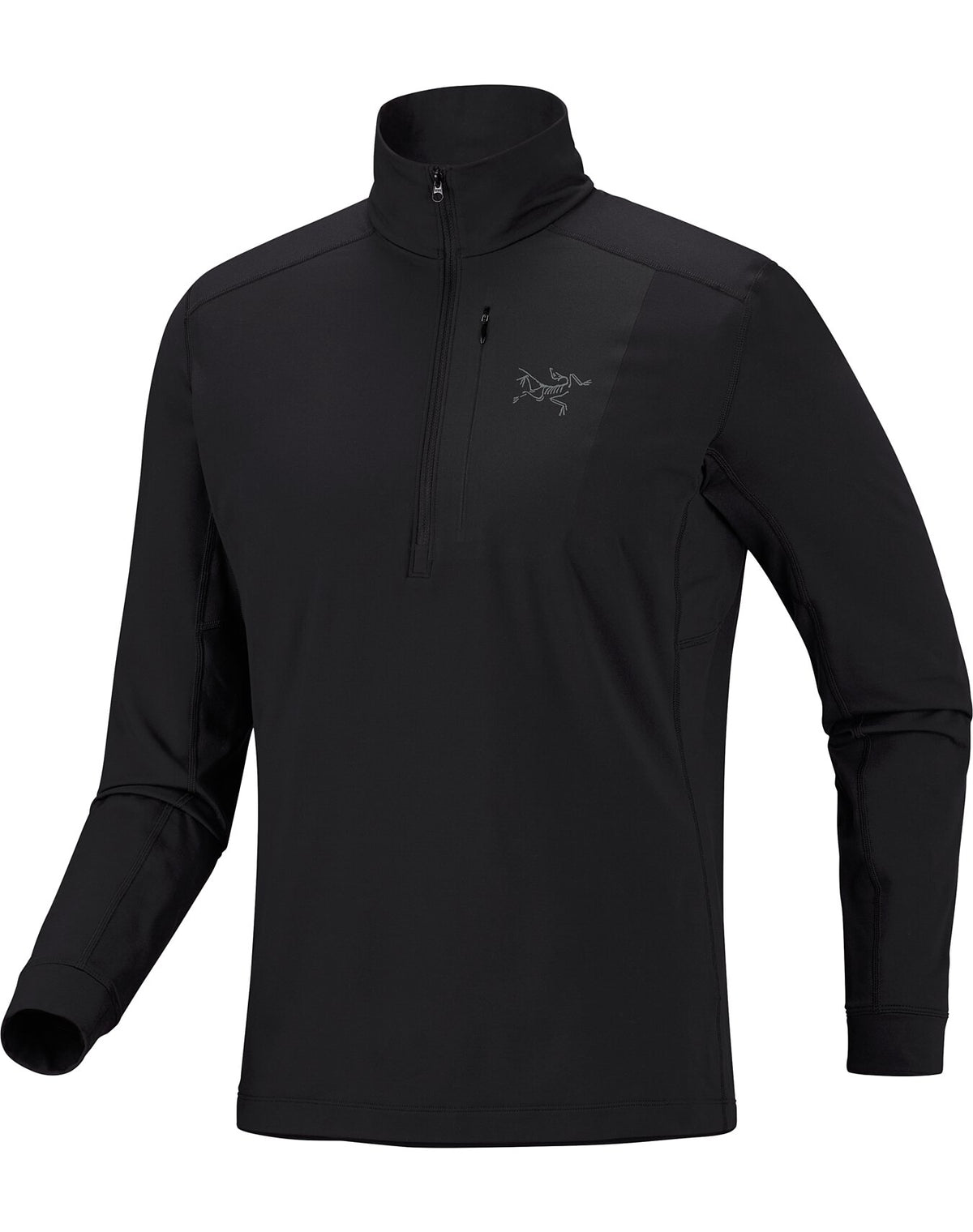 Rho LT Zip Neck Men's — Black
