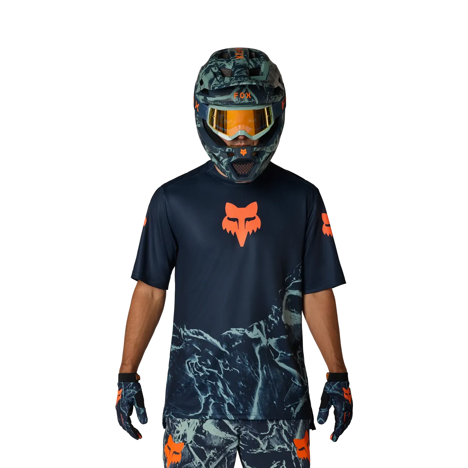 Fox Ranger Jersey Image Print Short Sleeve