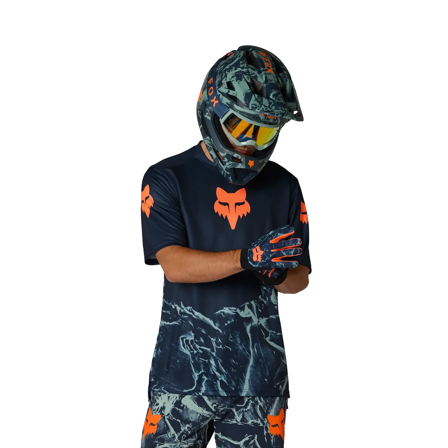 Fox Ranger Jersey Image Print Short Sleeve