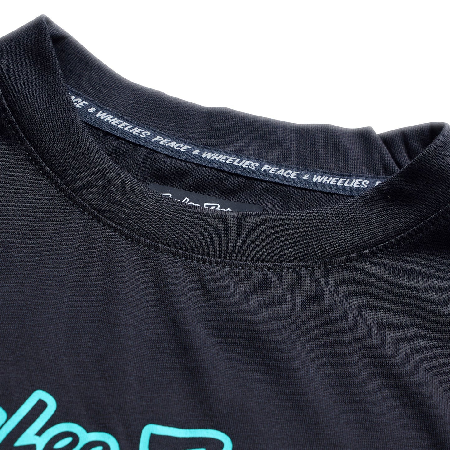 Troy Lee Designs Youth Skyline Ride LS Tee Signature Black / Real Teal