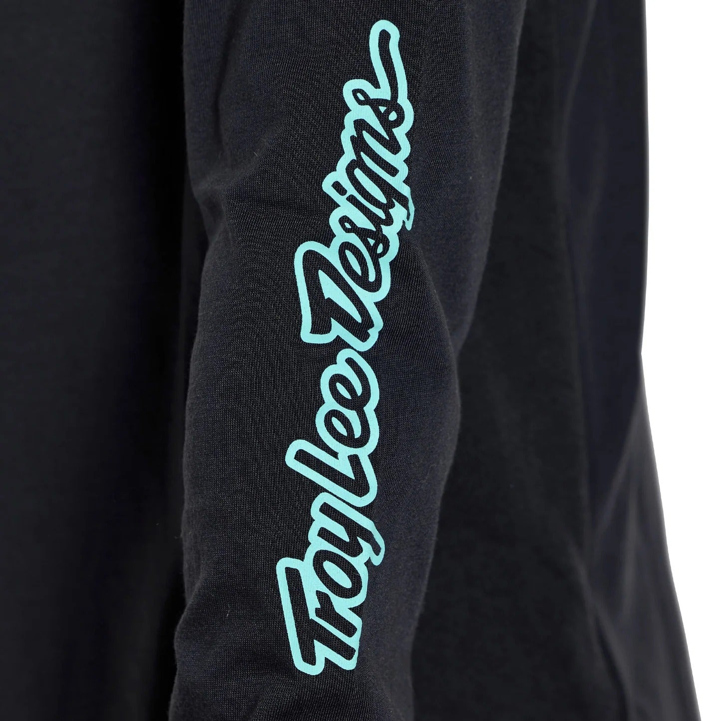 Troy Lee Designs Youth Skyline Ride LS Tee Signature Black / Real Teal
