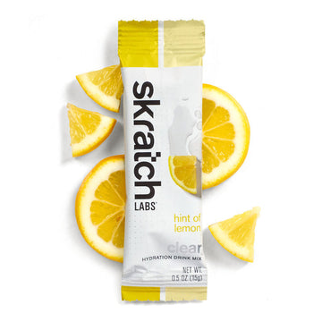 Skratch Labs, Clear Hydration, Drink Mix, Lemon, Individual Packs