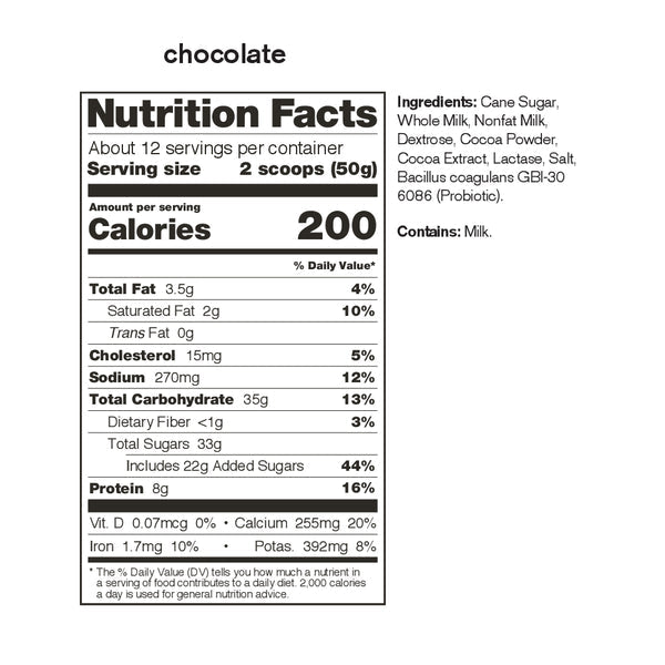 Skratch Labs Recovery Drink, Chocolate 21,2oz